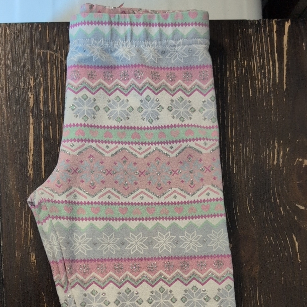 7-8 Y/O Winter Cute Warm Colorful Leggings For Girl - Cynthia Rowley